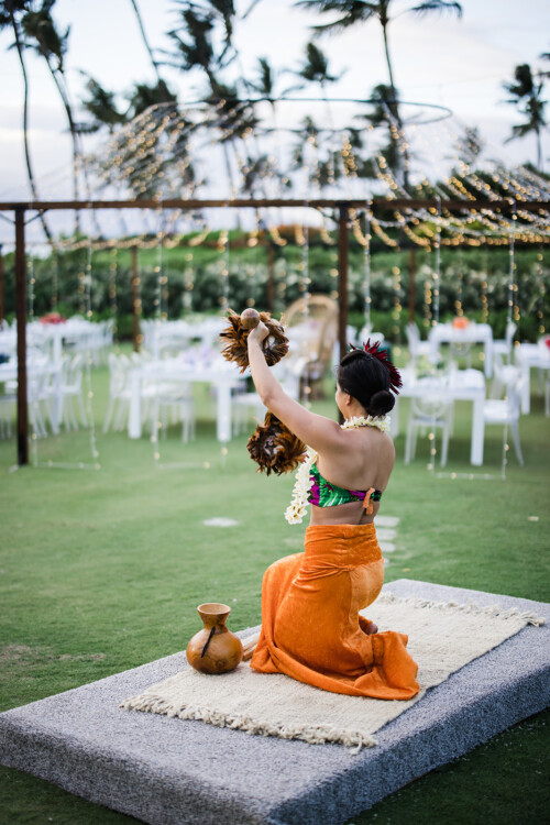 Matias Ezcurra Photography, Hula dancer performs at Tim + Richelle's wedding reception.